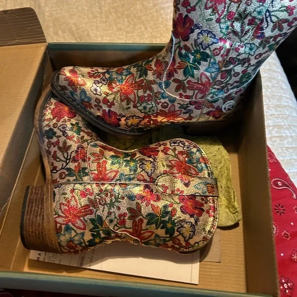 ROPER, Floral Women's Boot 7.5 - Picture 7 of 8